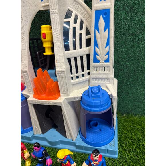 Imaginext Justice League Hall of Justice Playset & Figures Batman Superman Heros - Picture 5 of 7